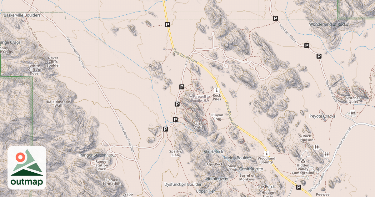Map of A Farewell to Poodles