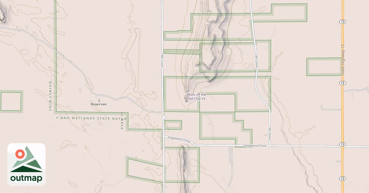 Map of Block off the Old Chip