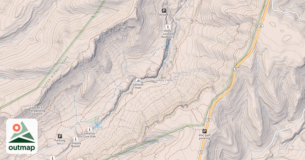 Map of Lovejoy