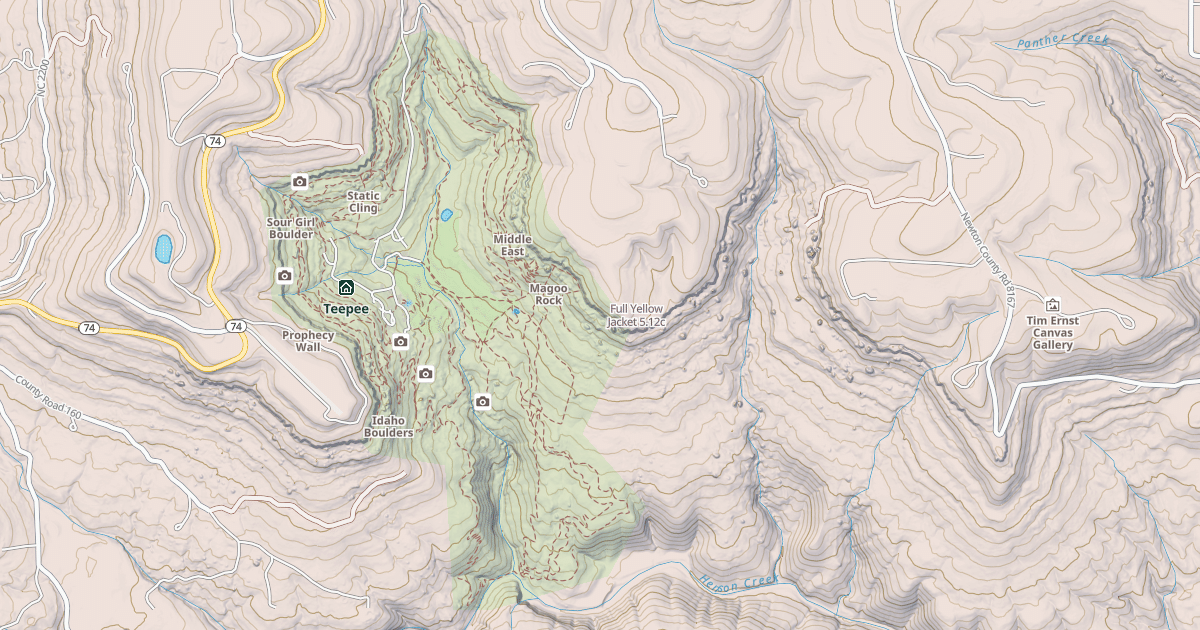 Map preview of Full Yellow Jacket