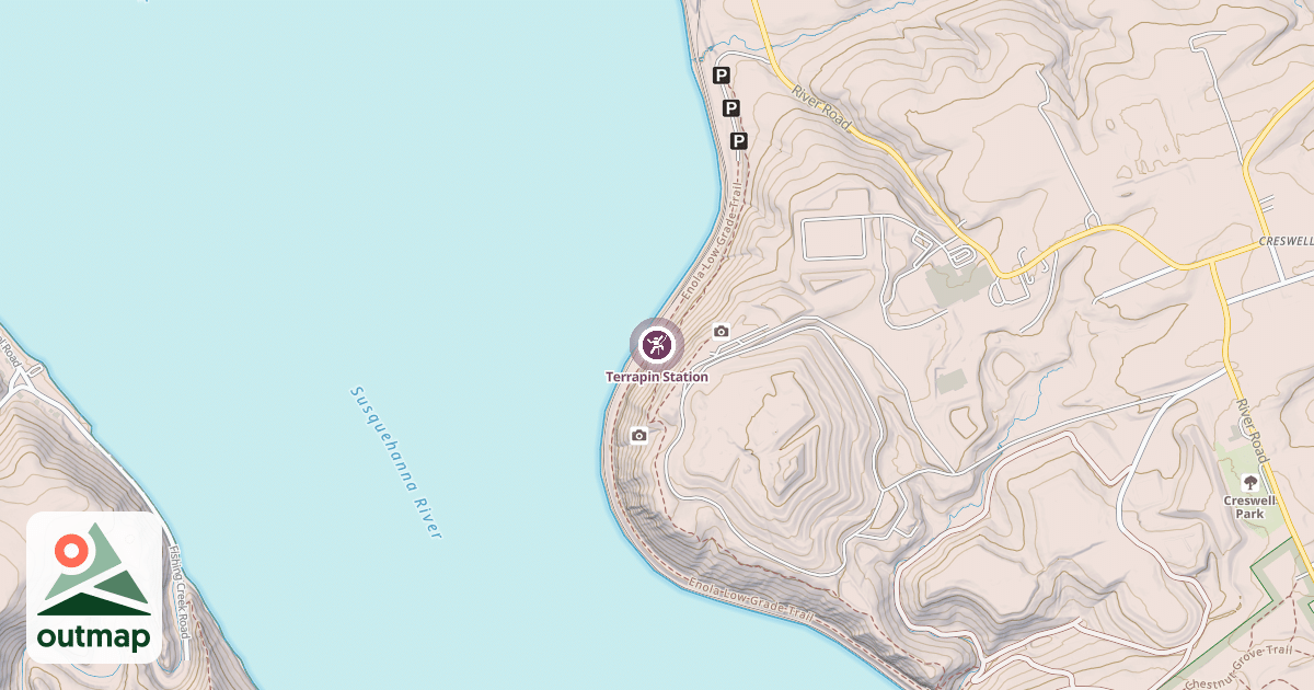 Map of Terrapin Station
