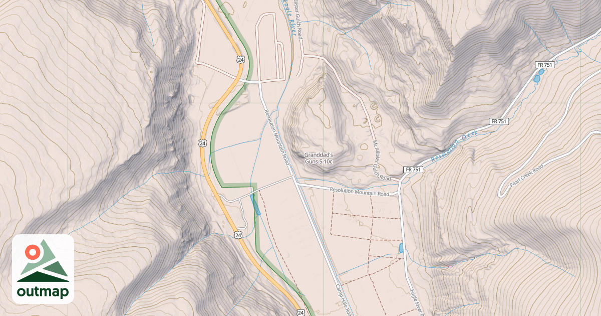 Map of Granddad's Guns