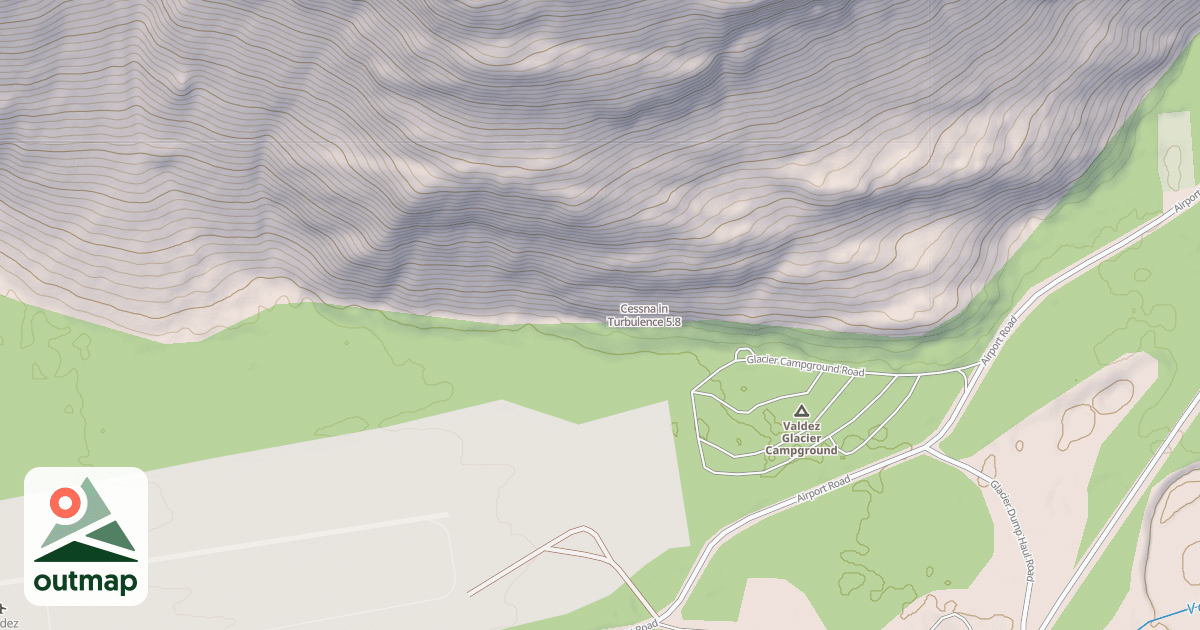Map of Cessna in Turbulence