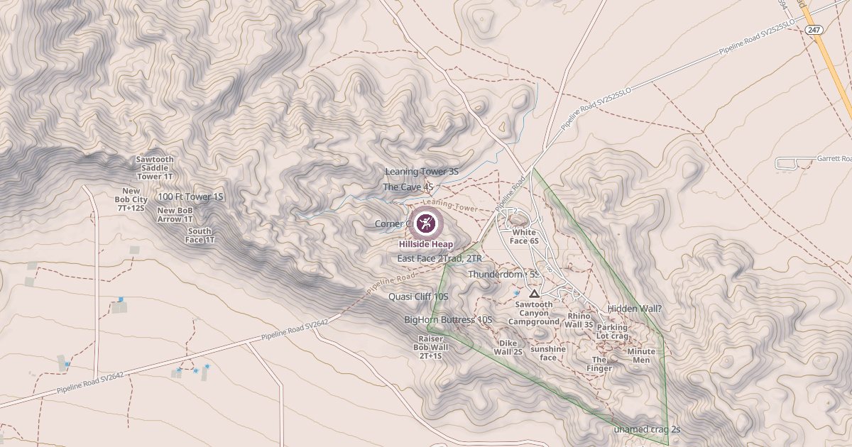 Map preview of Hillside Heap