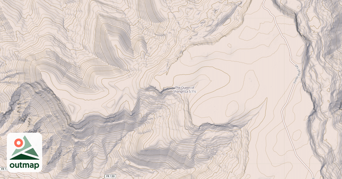 Map of The Queen of Shangri La