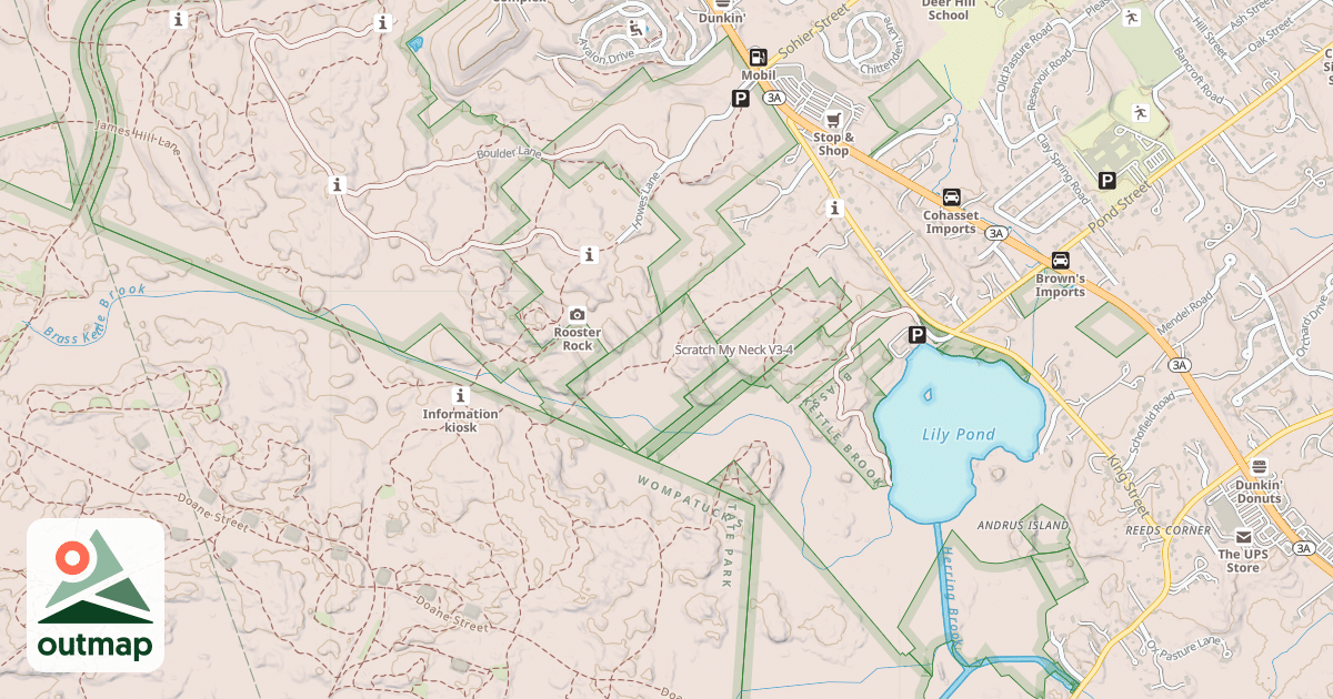 Map of Scratch My Neck