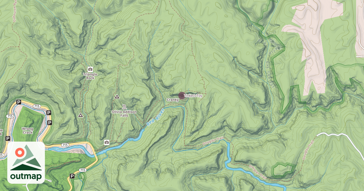 Map of Tinker's Toy