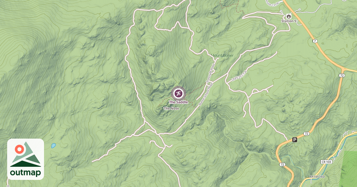 Map of The Saddle
