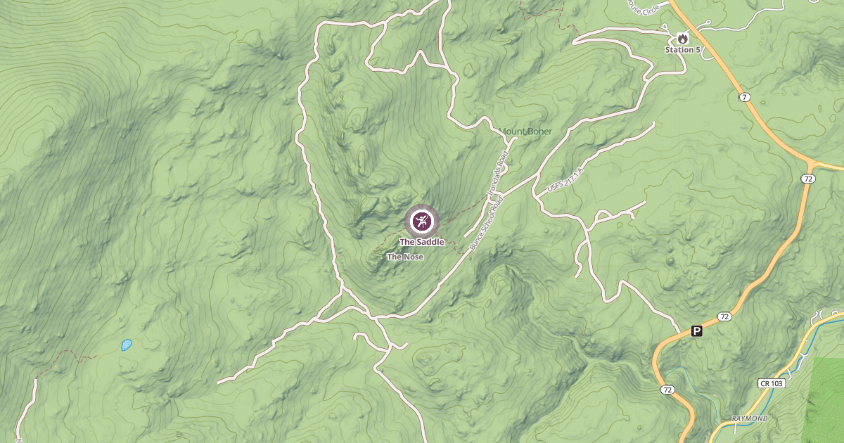 Map preview of The Saddle
