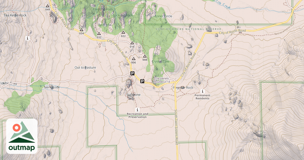 Map of The Heretic Boulder