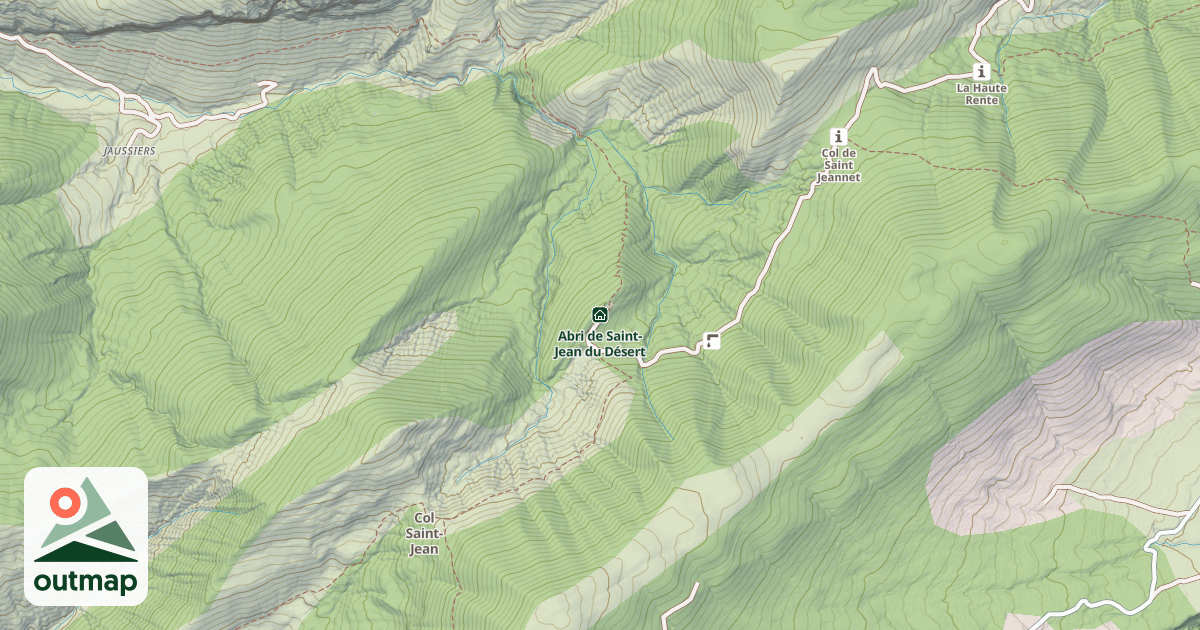 Map of Abri de Saint-Jean du Désert