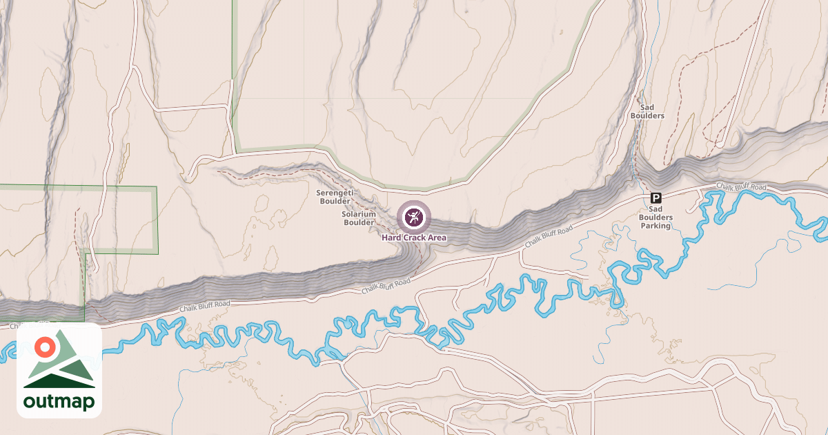 Map of Hard Crack Area