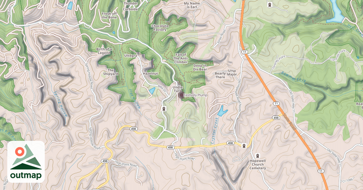 Map of Festively Plump