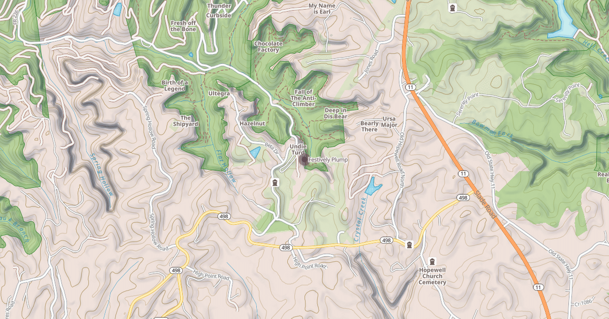 Map preview of Festively Plump