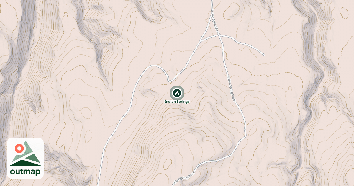 Map of Indian Springs