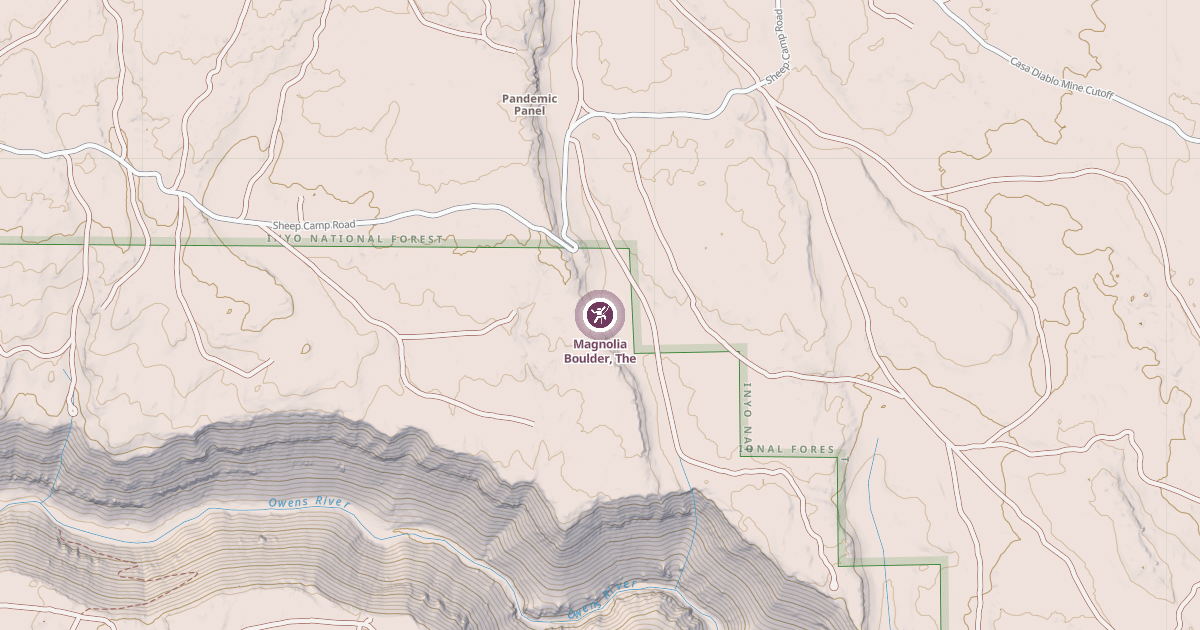 Map preview of Magnolia Boulder, The