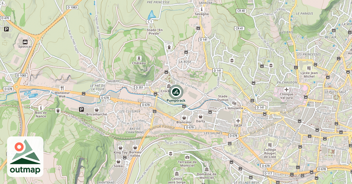 Map of Pumptrack