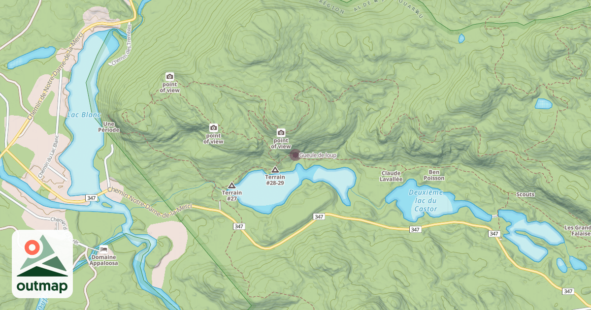 Map of Gueule de loup