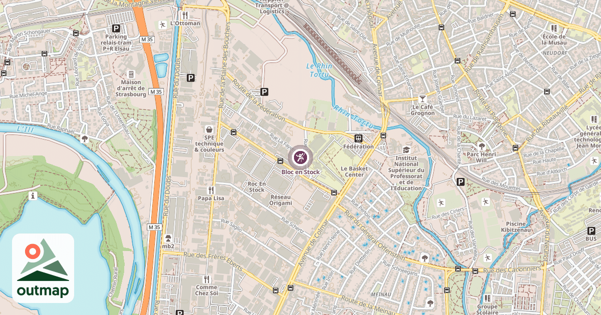 Map of Bloc en Stock
