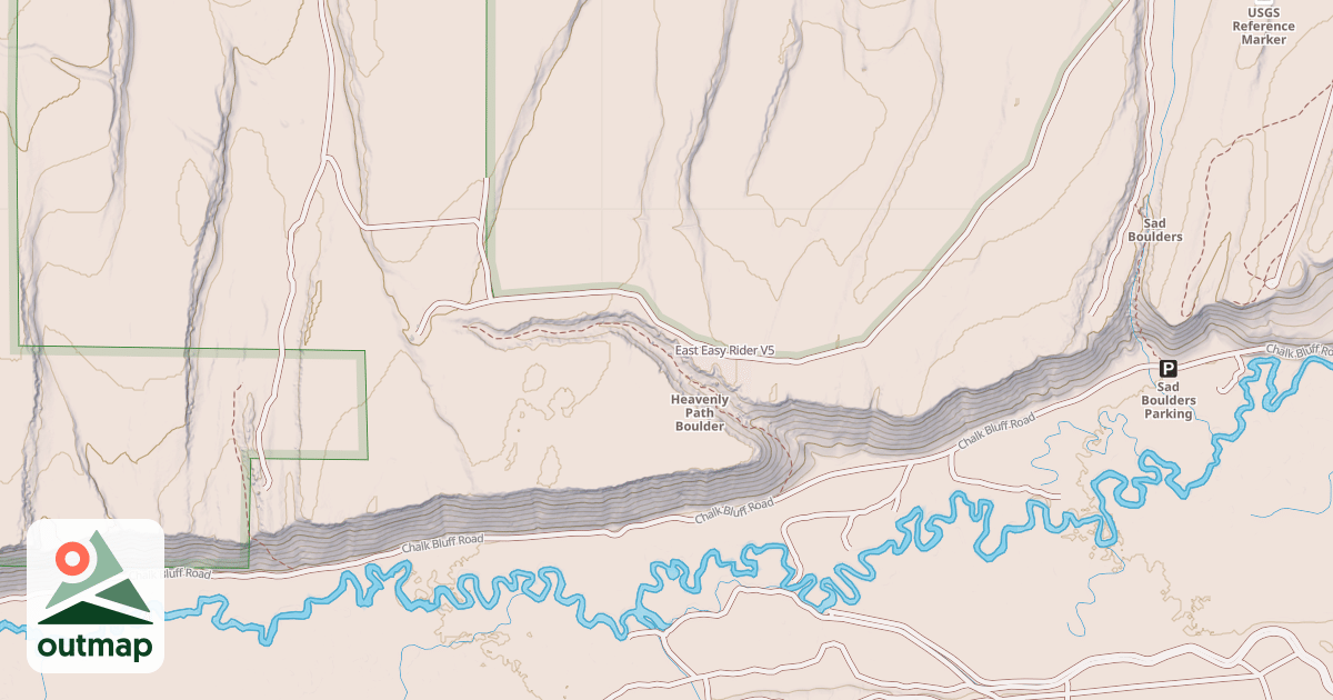 Map of East Easy Rider