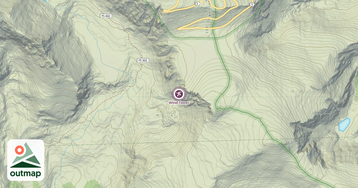 Map of Wind Tower