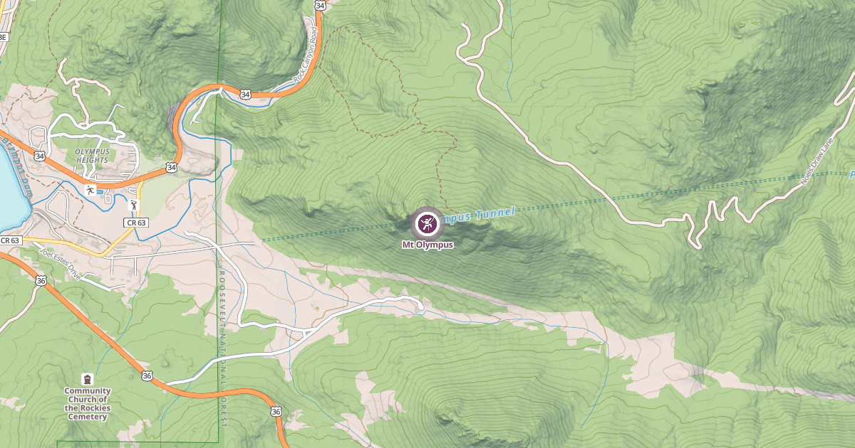 Map preview of Mt Olympus