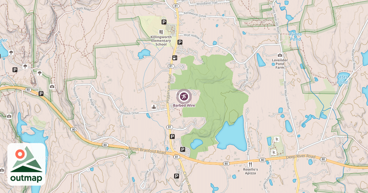 Map of Barbed Wire