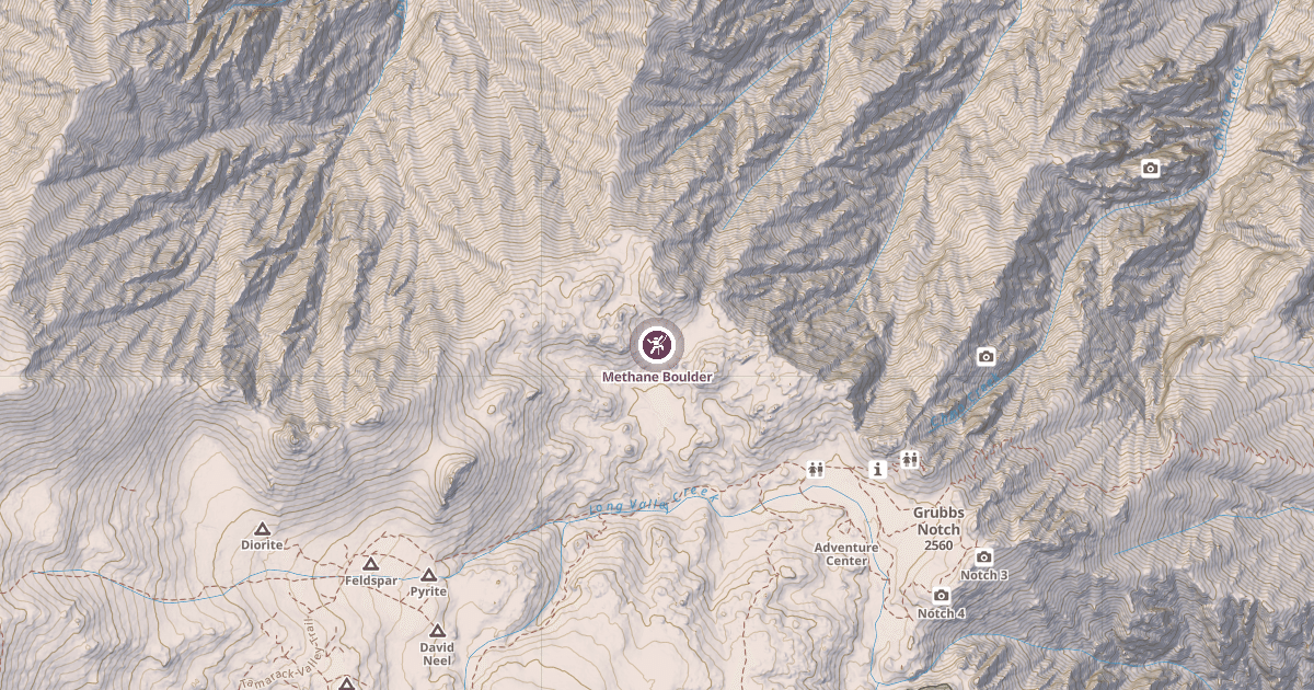 Map preview of Methane Boulder