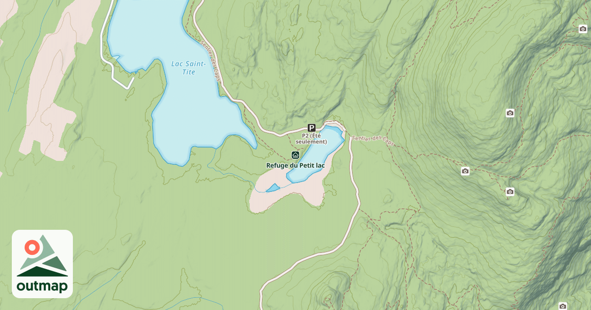 Map of Refuge du Petit lac