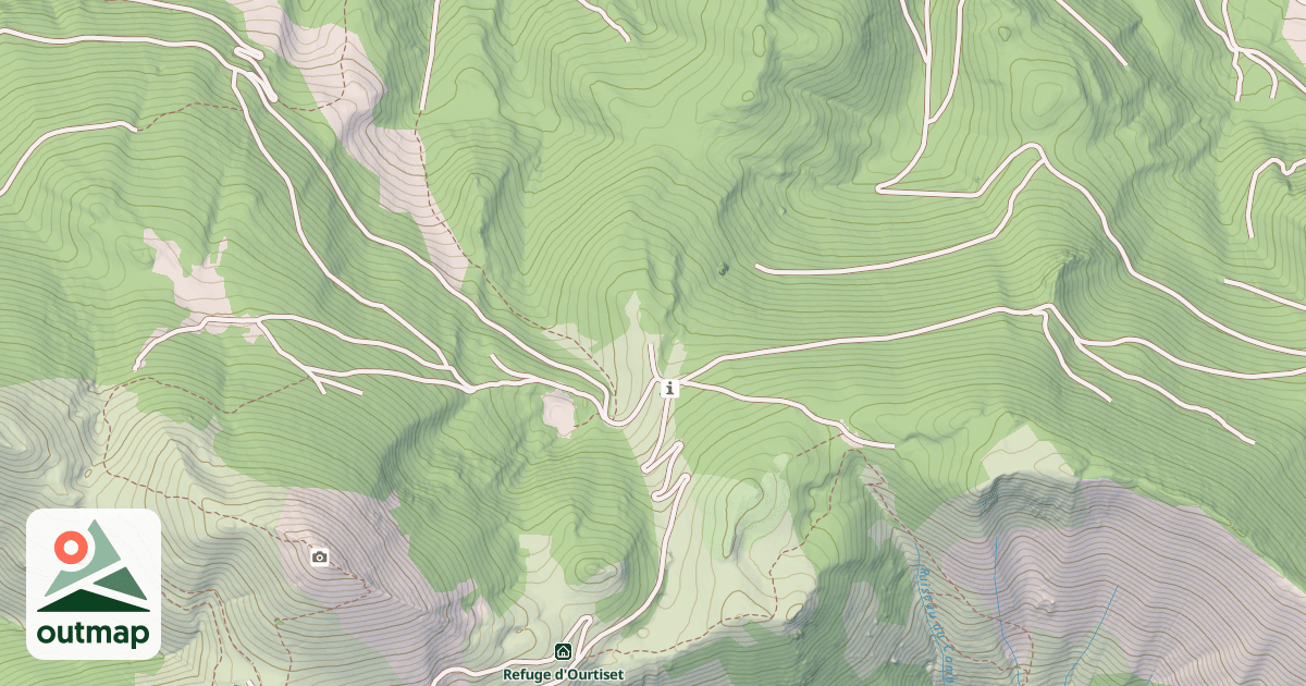 Map of Abri rando