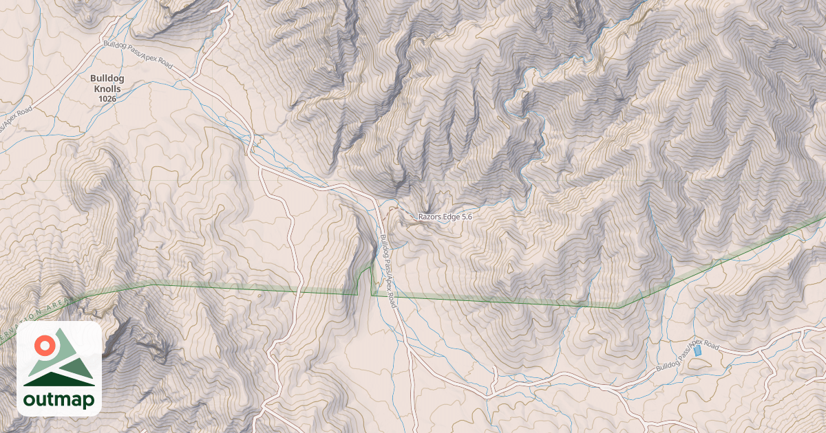 Map of Razors Edge