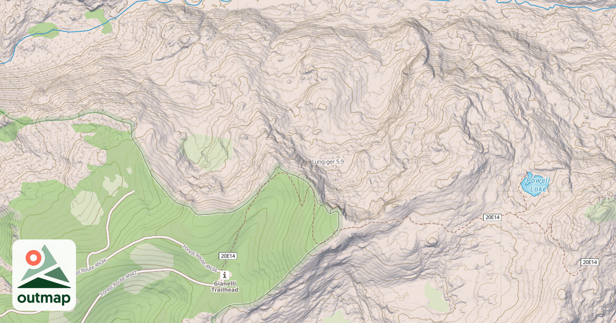Map of Lung-ger