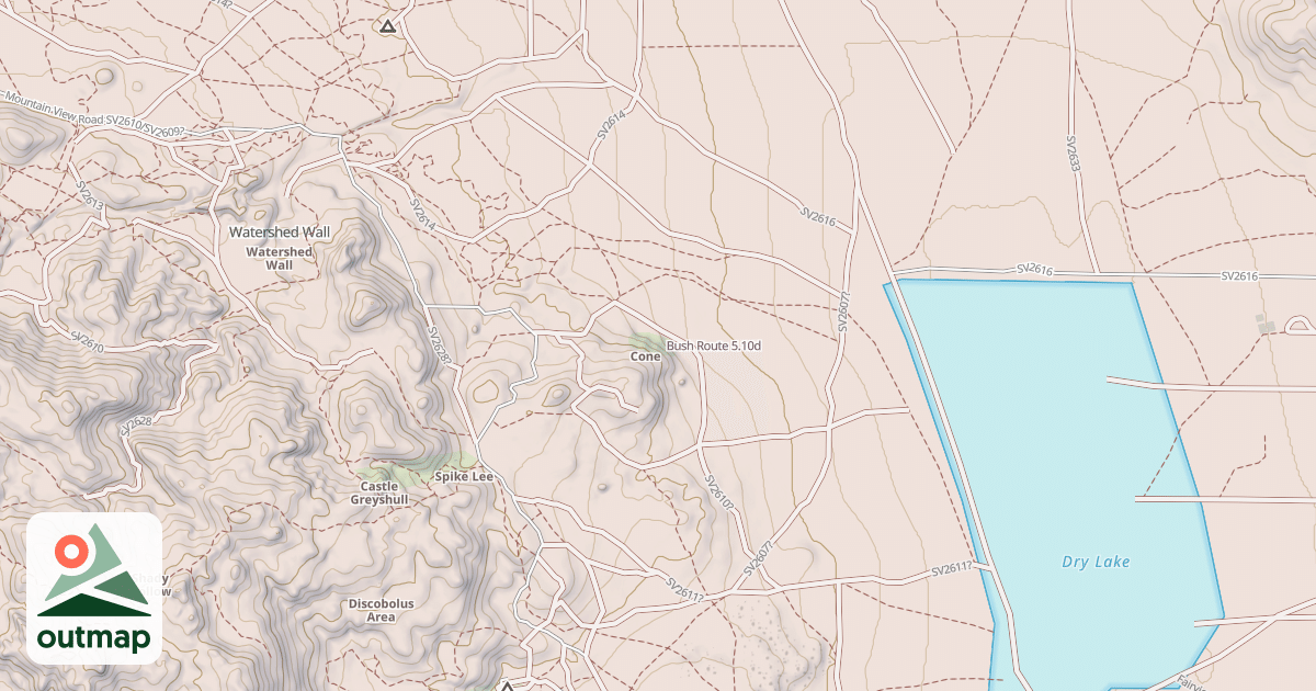 Map of Bush Route