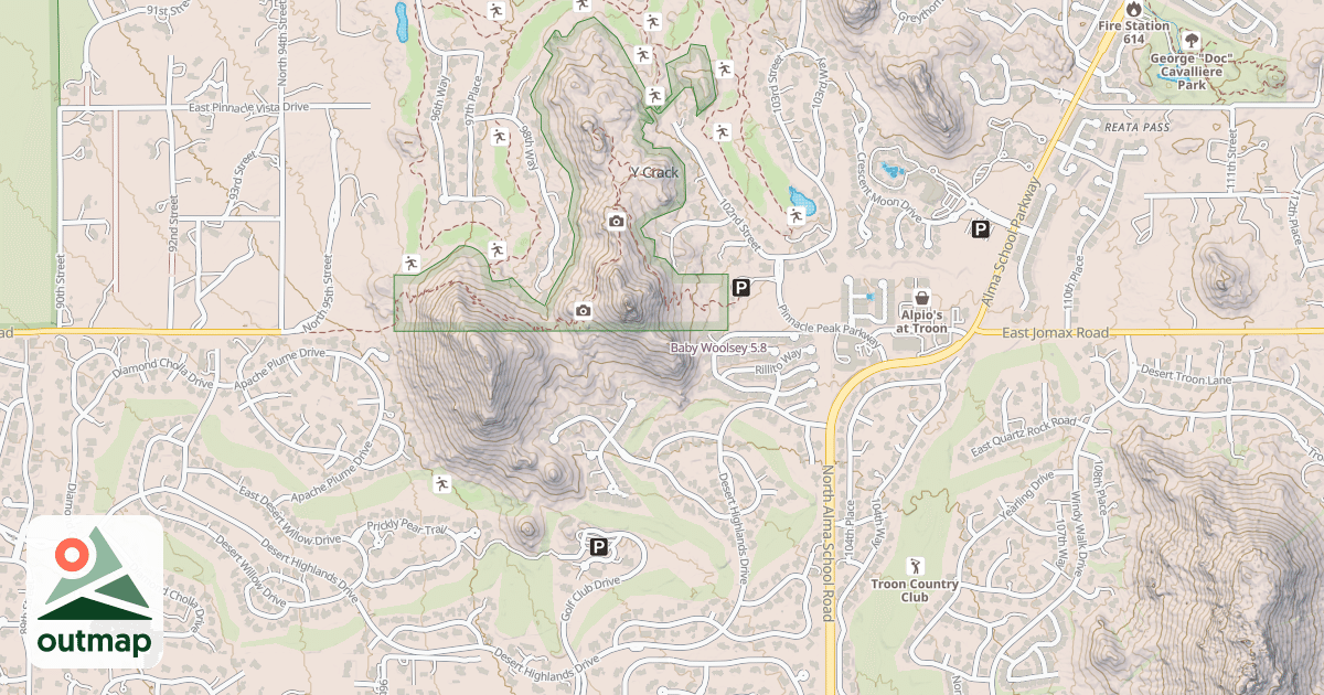 Map of Baby Woolsey