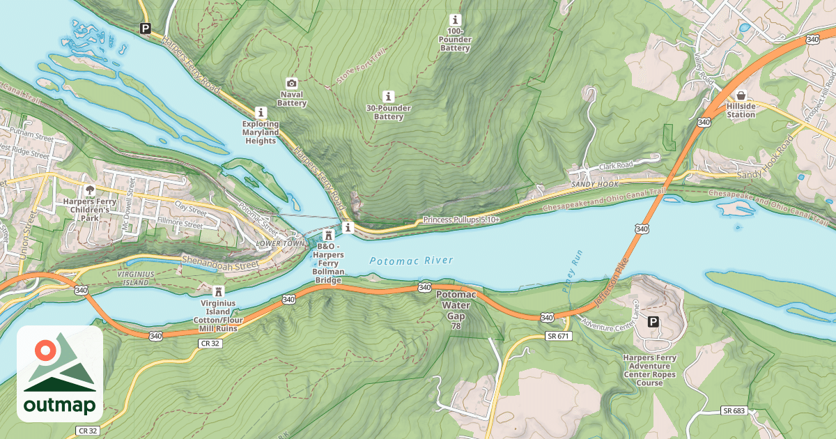 Map of Princess Pullups