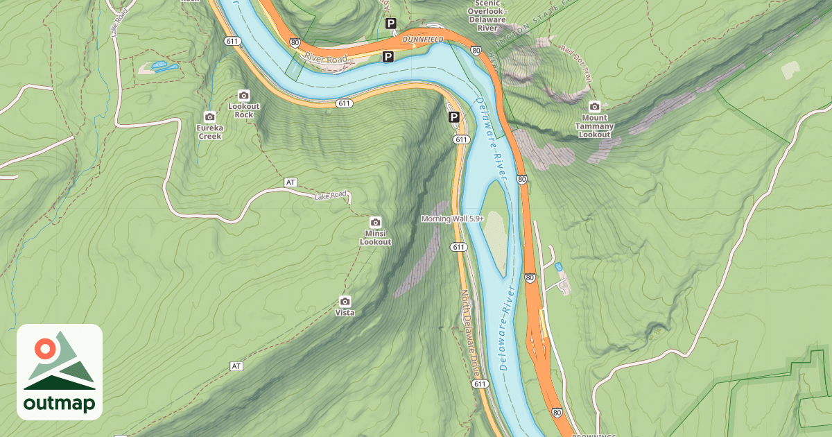 Map of Morning Wall
