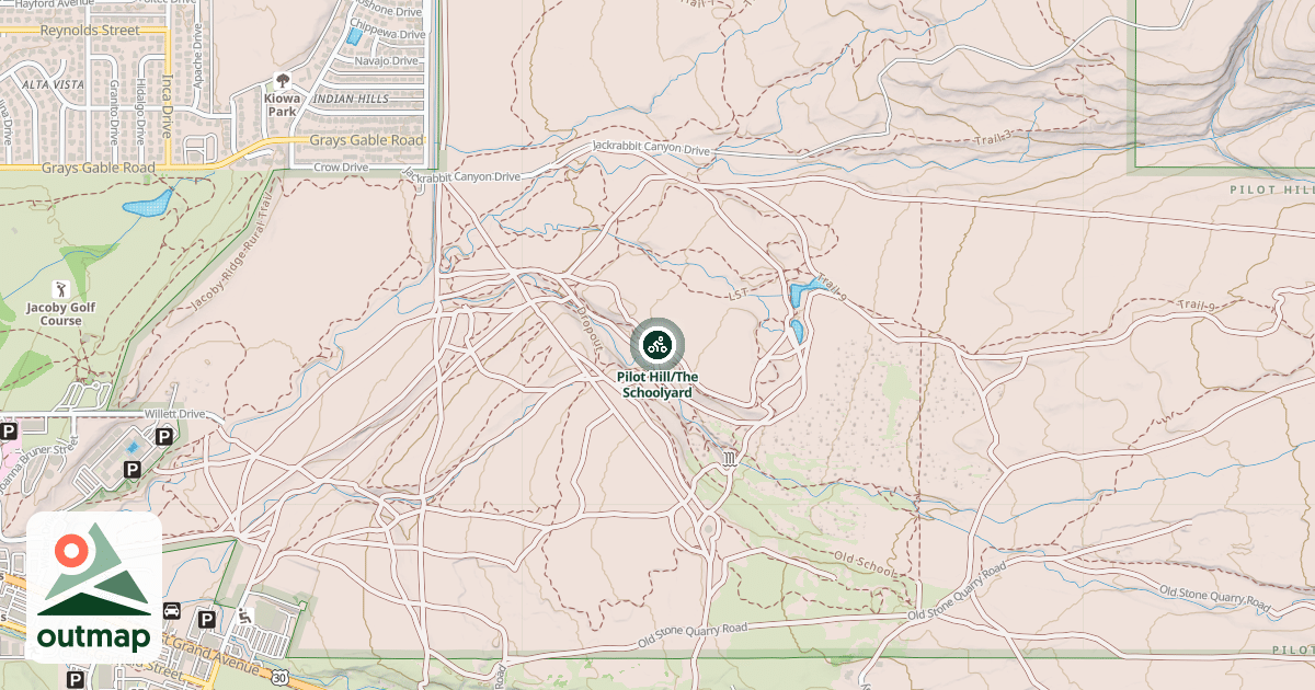 Map of Pilot Hill/The Schoolyard