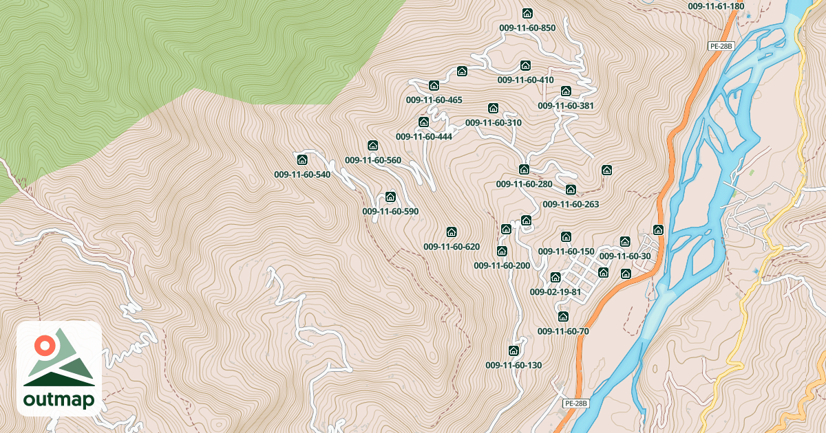 Map of 009-11-60-610