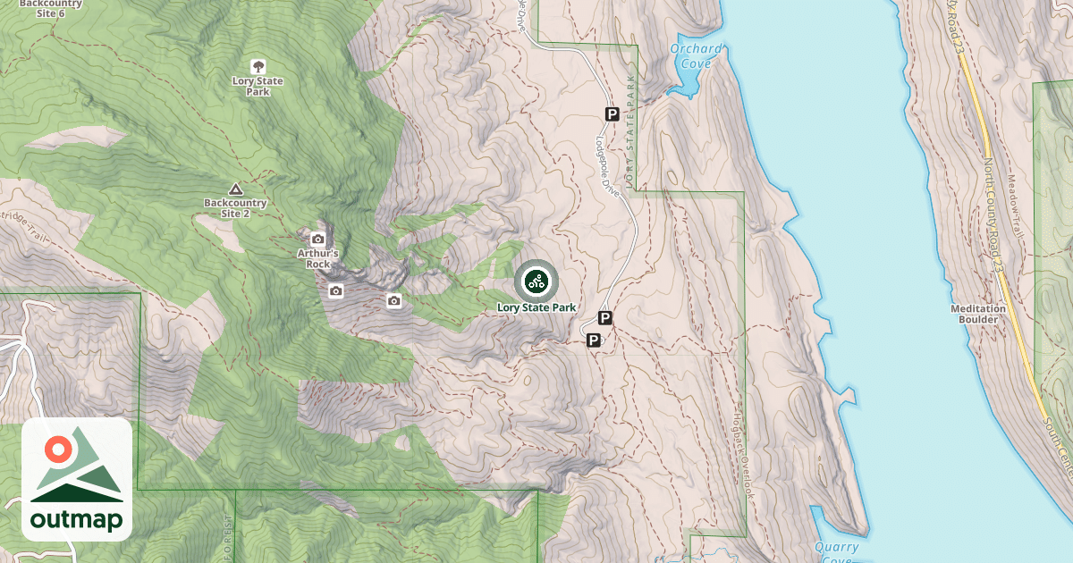 Map of Lory State Park