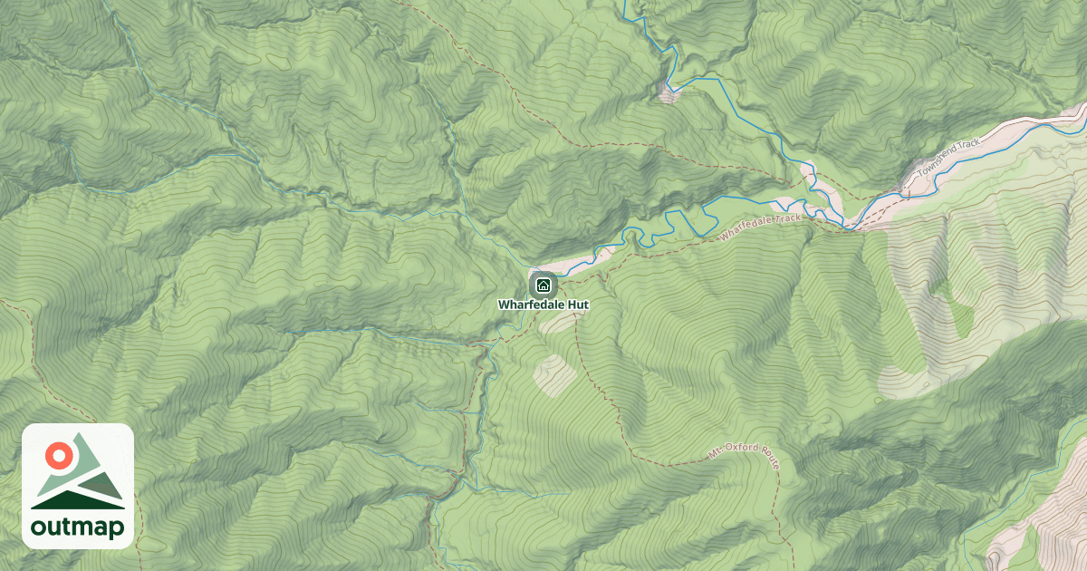 Map of Wharfedale Hut