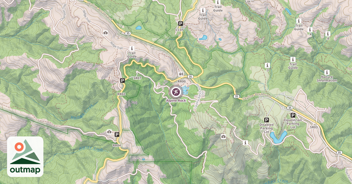 Map of Alpine Rock