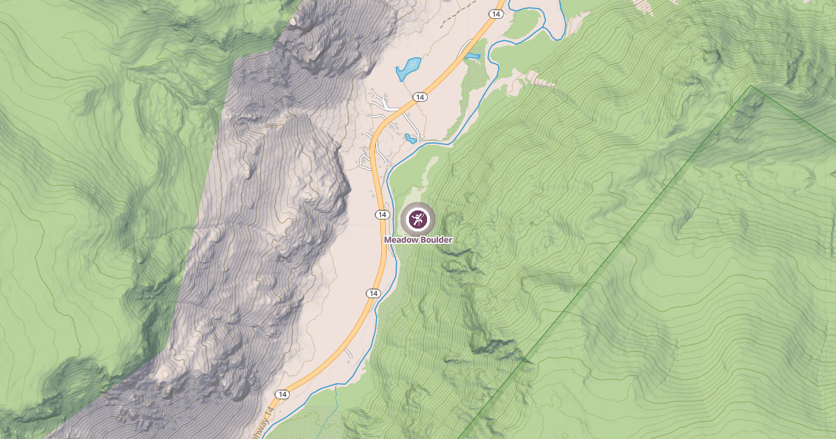 Map preview of Meadow Boulder