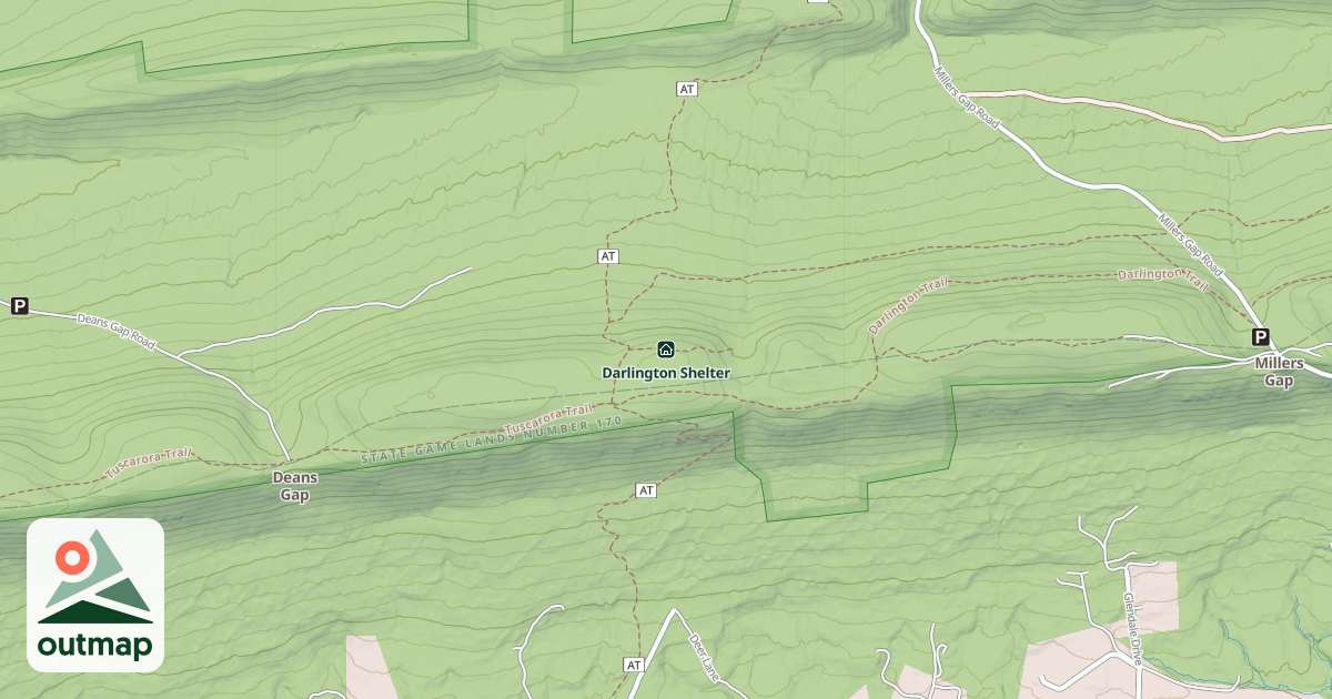 Map of Darlington Shelter
