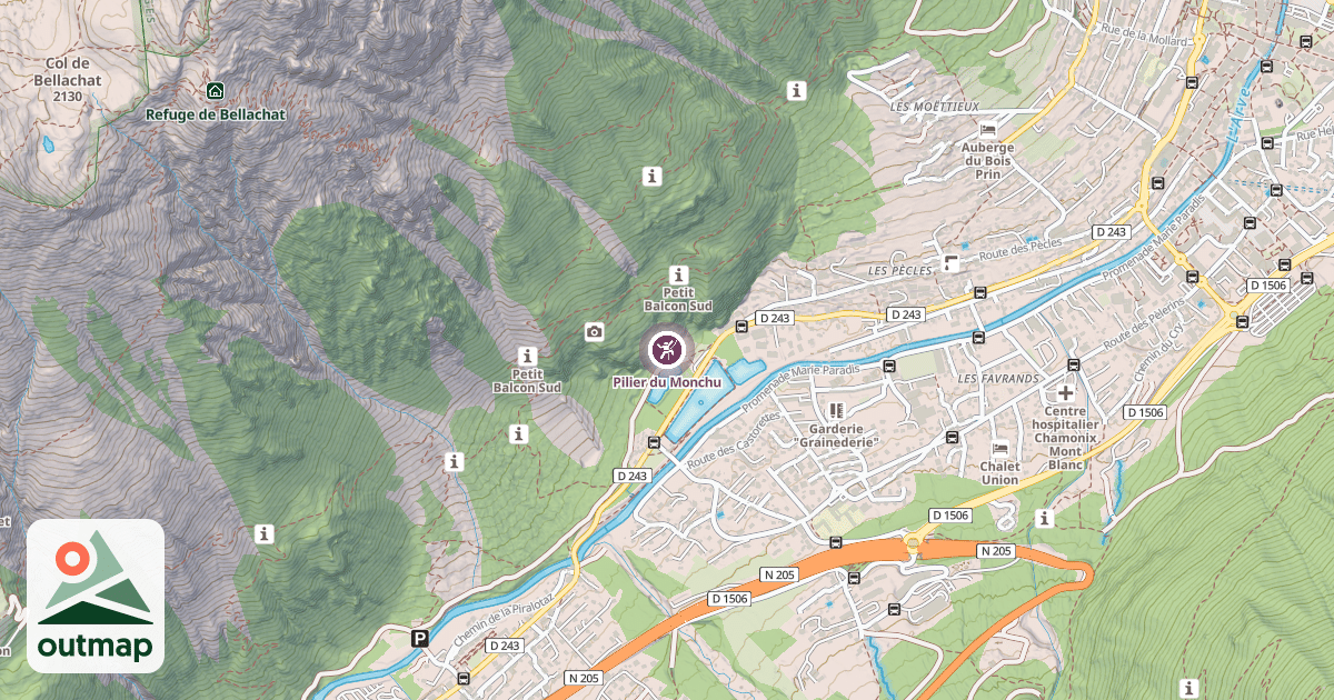 Map of Pilier du Monchu