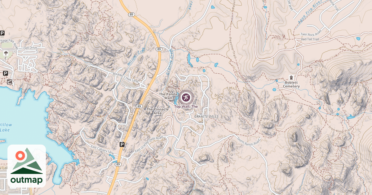 Map of Top Wall, The