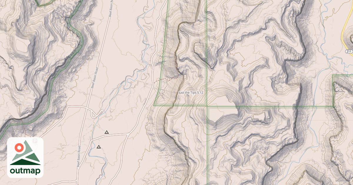 Map of Just the Tips