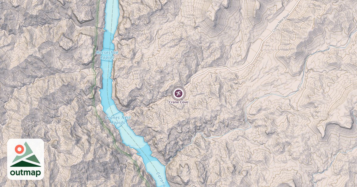 Map of Crane Cove