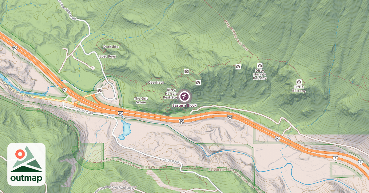 Map of Eastern Block