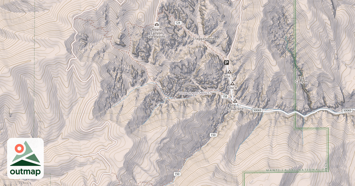 Map of Dreaming in Sepia