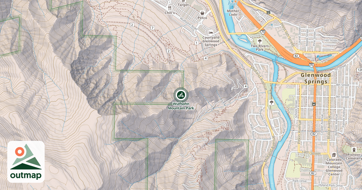 Map of Wulfsohn Mountain Park